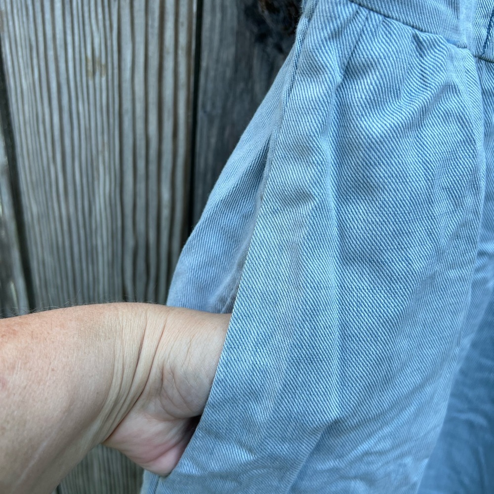 WHO WHAT WEAR Denim Dress with Balloon Sleeves size XS - Picture 4 of 10